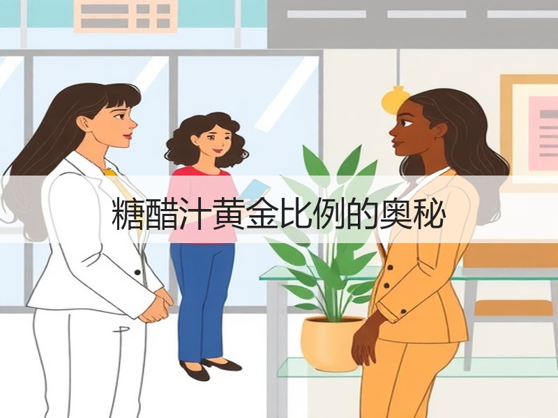 糖醋汁黄金比例的奥秘