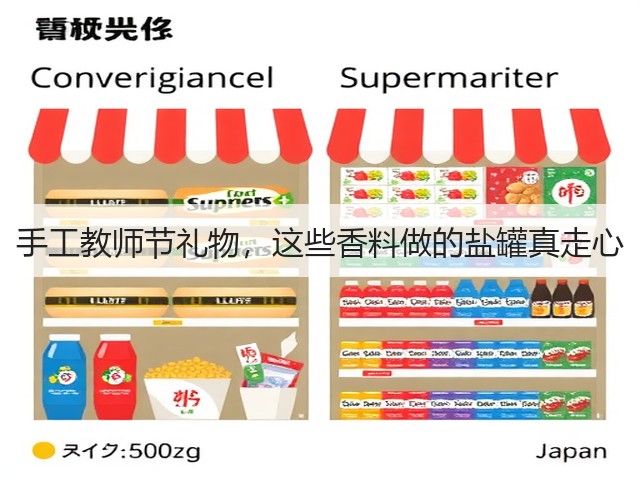 手工教师节礼物，这些香料做的盐罐真走心(图1)
