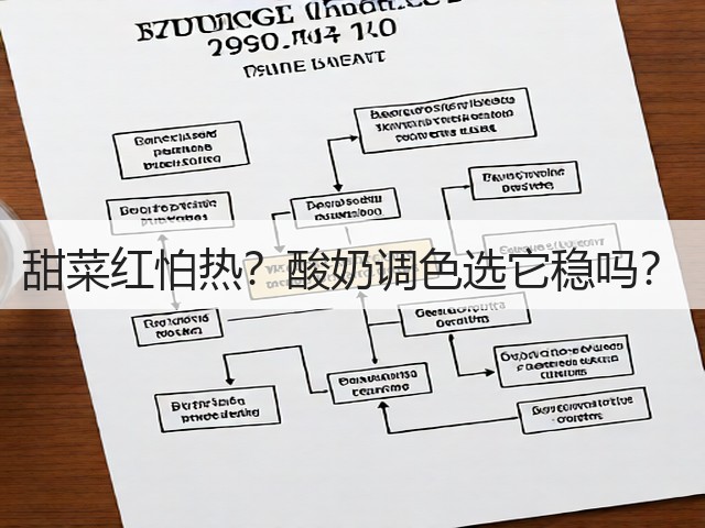 甜菜红怕热?酸奶调色选它稳吗?(图1) 甜菜红怕热?酸奶调色选它稳吗?(图1)
