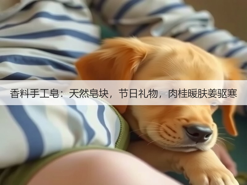 香料手工皂：天然皂块，节日礼物，肉桂暖肤姜驱寒