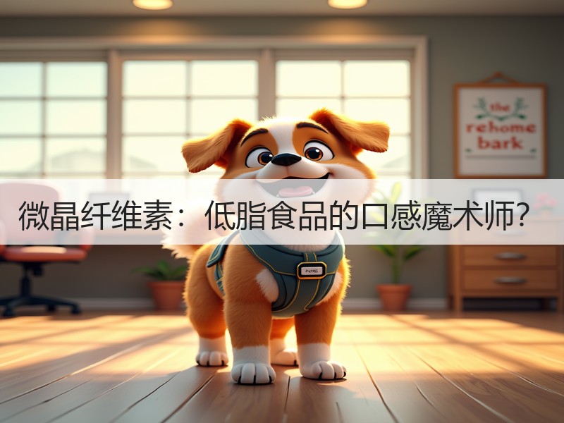 微晶纤维素：低脂食品的口感魔术师？