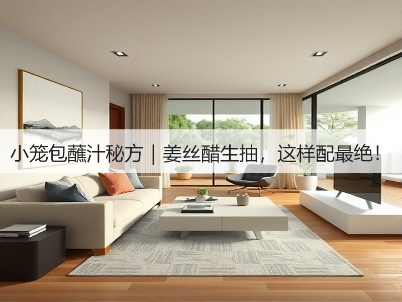 小笼包蘸汁秘方｜姜丝醋生抽，这样配最绝！