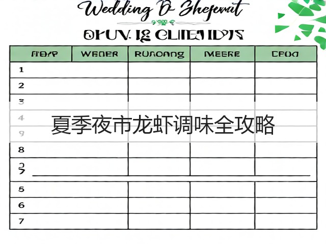 夏季夜市龙虾调味全攻略(图1) 夏季夜市龙虾调味全攻略(图1)