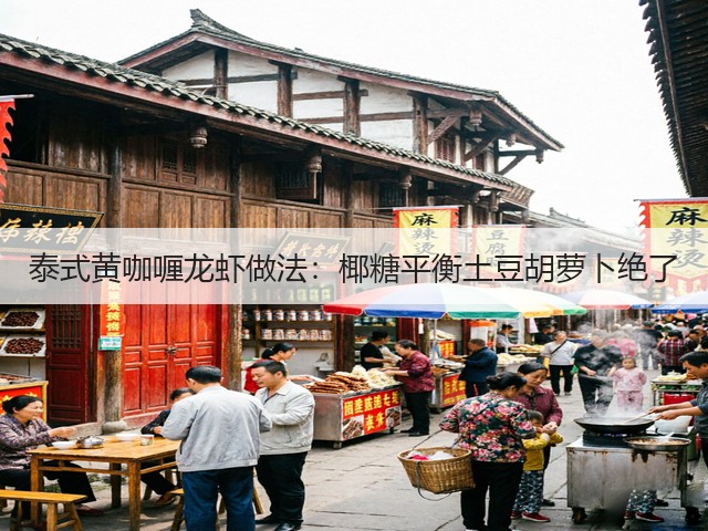 泰式黄咖喱龙虾做法:椰糖平衡土豆胡萝卜绝了(图2) 泰式黄咖喱龙虾做法:椰糖平衡土豆胡萝卜绝了(图2)