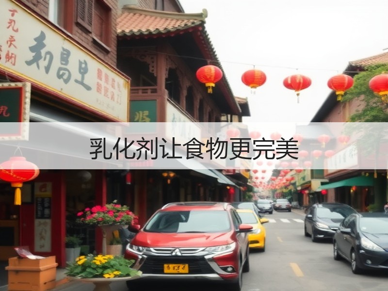乳化剂让食物更完美