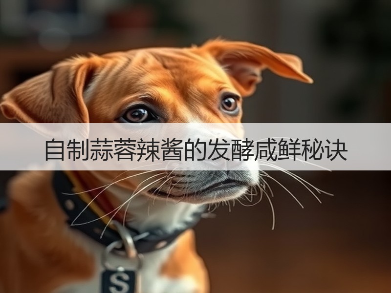 自制蒜蓉辣酱的发酵咸鲜秘诀