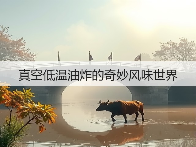 真空低温油炸的奇妙风味世界(图2) 真空低温油炸的奇妙风味世界(图2)