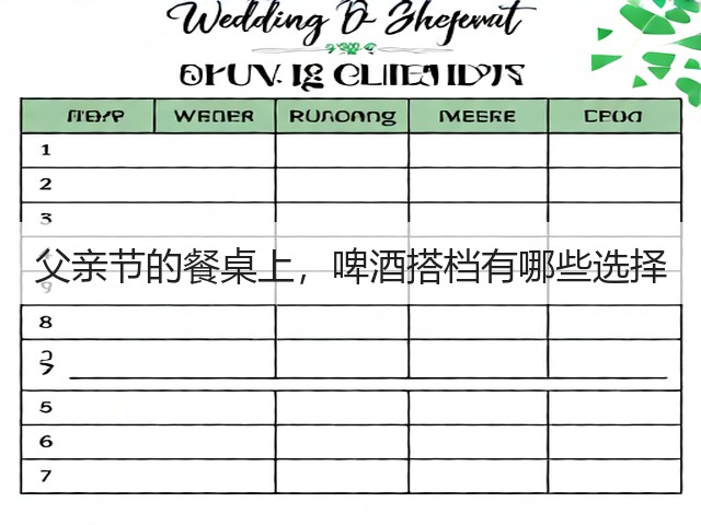 父亲节的餐桌上,啤酒搭档有哪些选择(图1) 父亲节的餐桌上,啤酒搭档有哪些选择(图1)