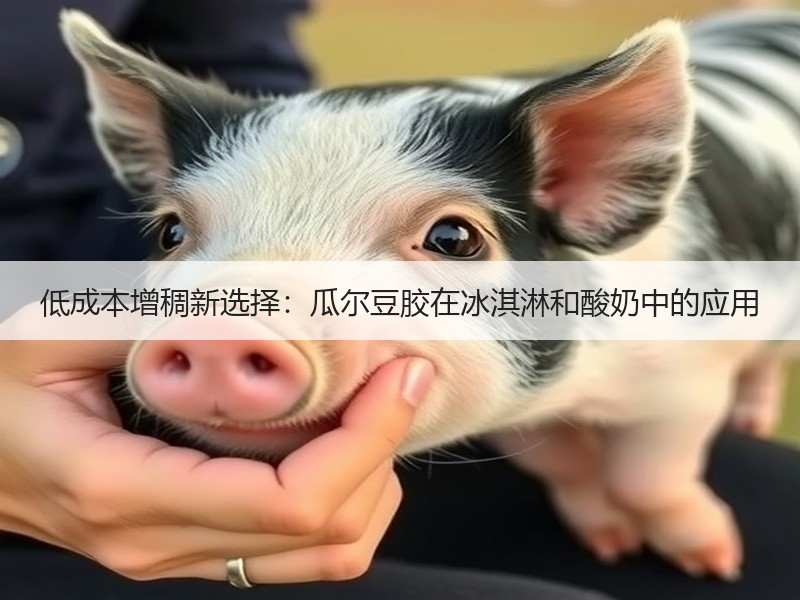 低成本增稠新选择：瓜尔豆胶在冰淇淋和酸奶中的应用