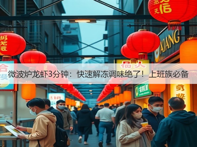 微波炉龙虾3分钟:快速解冻调味绝了!上班族必备(图1) 微波炉龙虾3分钟:快速解冻调味绝了!上班族必备(图1)