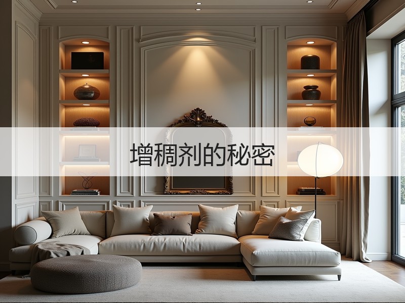 增稠剂的秘密