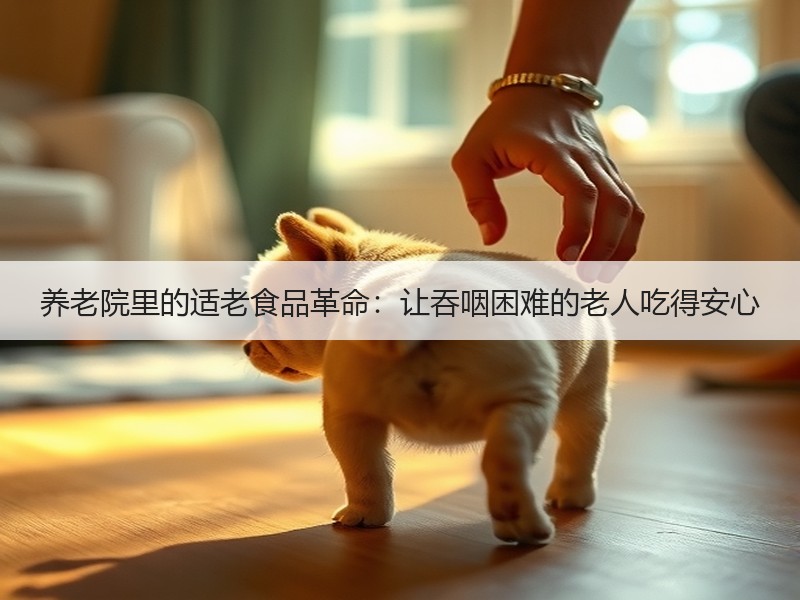 养老院里的适老食品革命：让吞咽困难的老人吃得安心