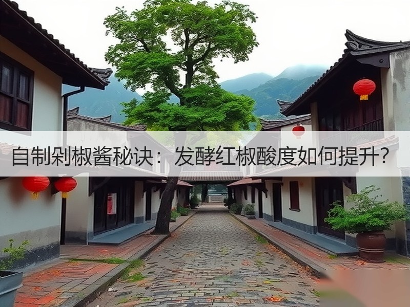 自制剁椒酱秘诀：发酵红椒酸度如何提升？