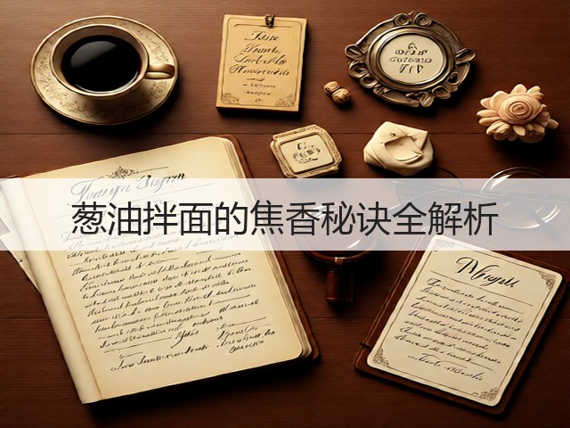 葱油拌面的焦香秘诀全解析(图1) 葱油拌面的焦香秘诀全解析(图1)